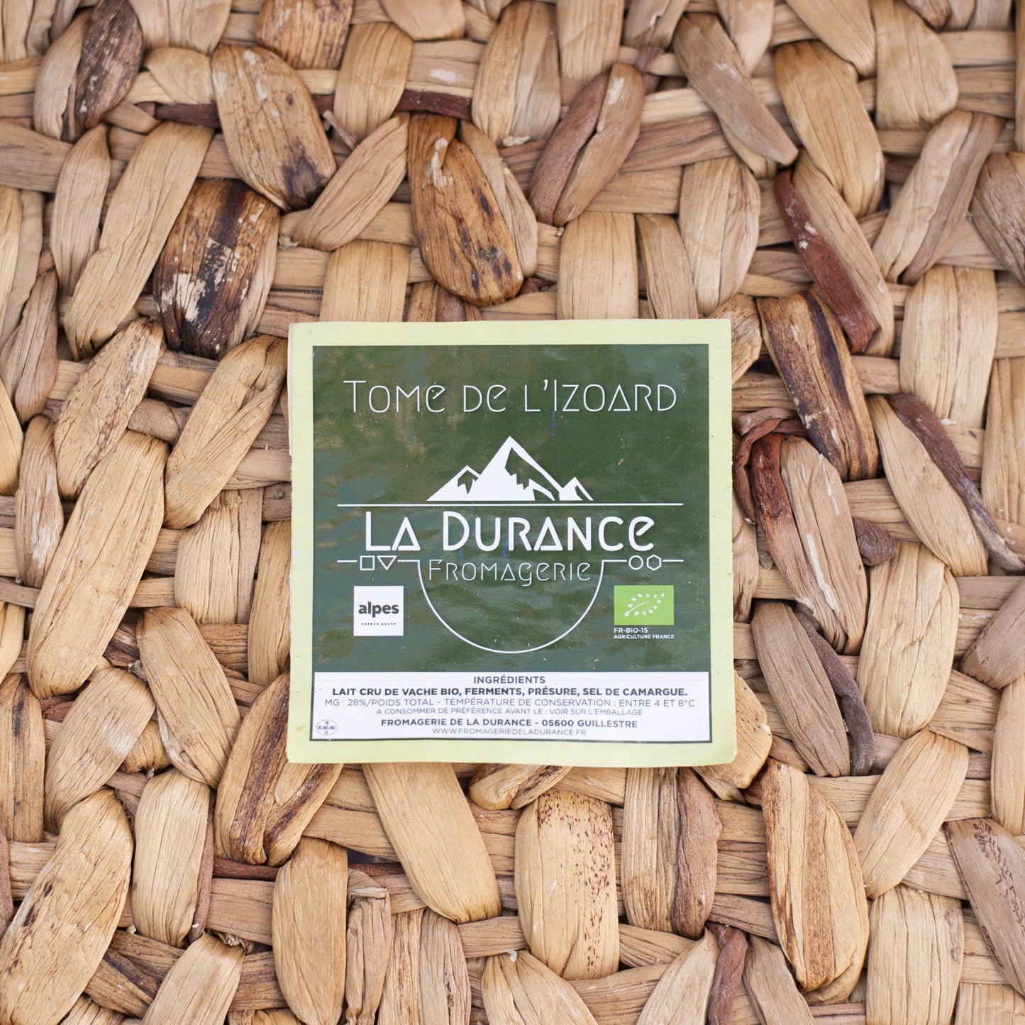 Tome Izoard lait cru biologique